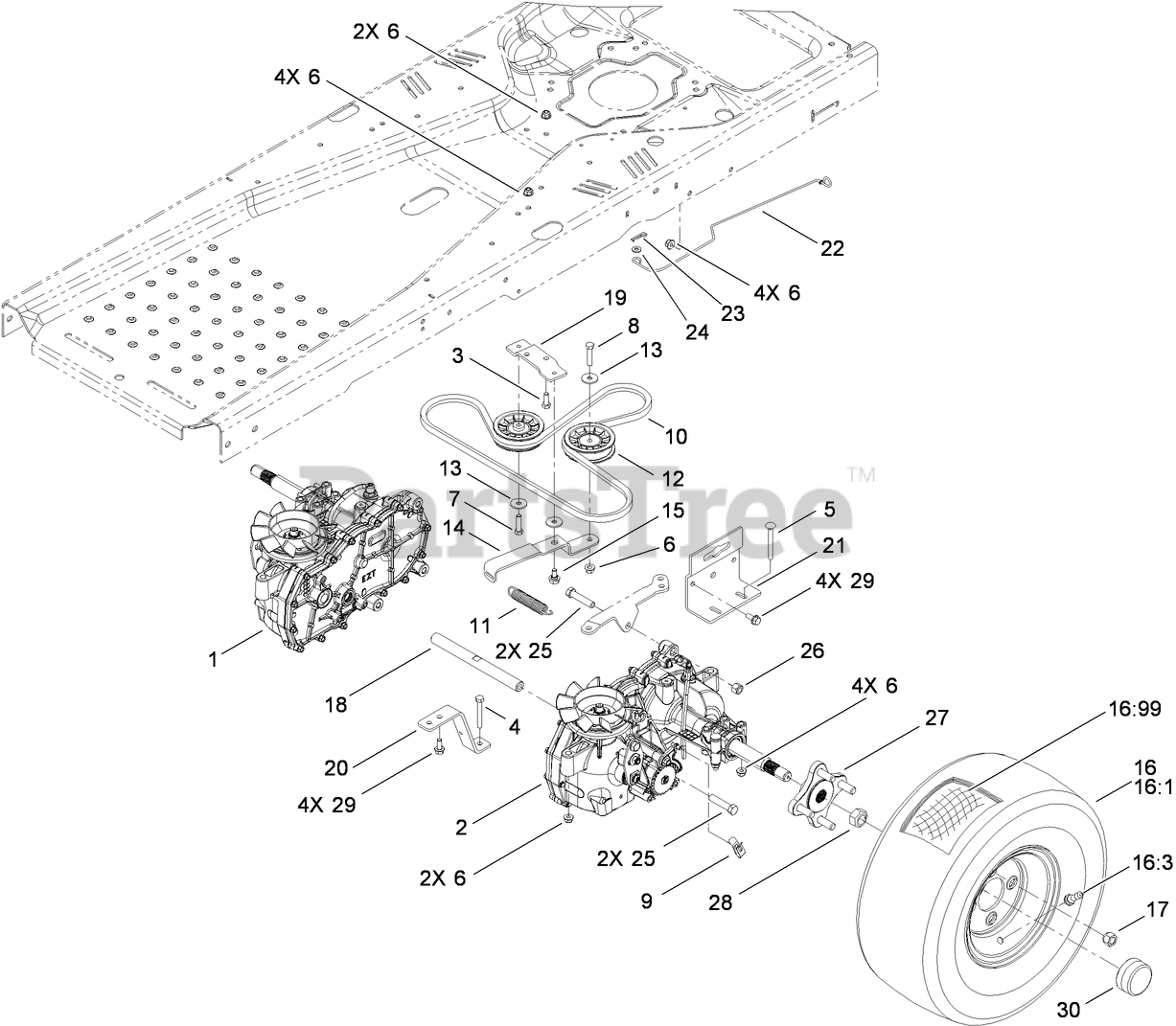Toro 74375 (Z 5060) - Toro 50" TimeCutter Zero-Turn Mower (SN