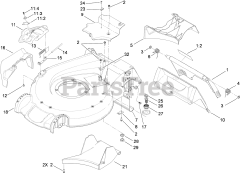Toro 20093 - Toro Super Recycler Walk-Behind Mower (SN: 290000001 - 290999999) (2009)