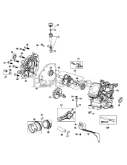 MTD 270-JU - MTD Engine 270-JU Crankcase