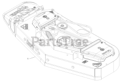 Exmark VTS691CKA48400 - Exmark 48" Vantage S-Series Stand-On Mower, Kawasaki FX691V (SN: 315000000 - 315999999) (2015) Complete Deck Assembly