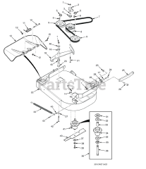 Scag SWZT36H-14FS - Scag 36" Walk-Behind Mower, 14hp Kawasaki (SN: T8700001 - T8799999)