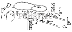 Cub Cadet Accessory - Cub Cadet 38", 42", 48" 3-Spindle Deck Drive Unit & Hitch Hitch &amp; Drive Unit
