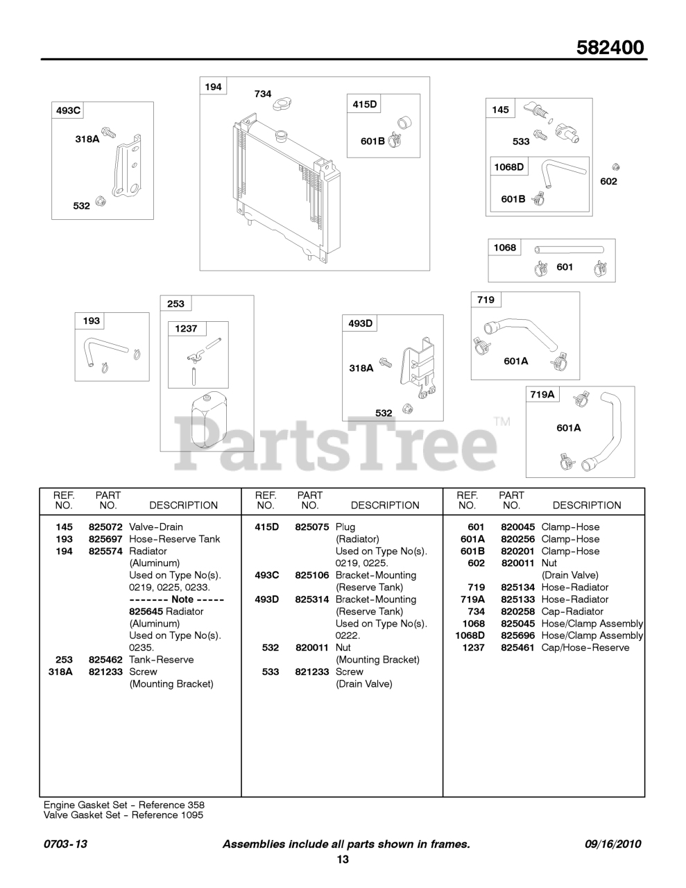 Briggs & Stratton 582447-0419