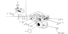 Honda GX390 K1 QWH2/A (GCAA) - Honda Engine, Made in Japan (SN: GCAA-3400001 - GCAA-9999999) LABEL (2)