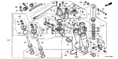 Honda BF200 A4 XA (BAEJ) - Honda Marine Engine, Made in Japan (SN: BAEJ-1200001 - BAEJ-1299999) POWER TRIM-TILT