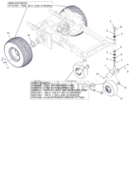 Gravely 992513 (Pro-Turn 552) - Gravely Pro-Turn 52" Zero-Turn Mower, Kohler ZT (SN: 000101 - 000399)