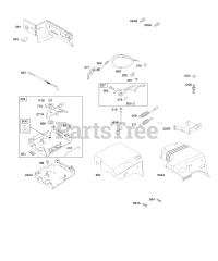 Briggs & Stratton 202432-0151-E9 - Briggs & Stratton Horizontal Engine Controls, Governor Spring