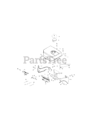MTD 483-SUA - MTD Engine 483-SUA Fuel Tank &amp; Mounting