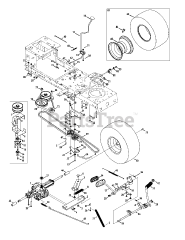 Craftsman 247.203770 (13A278XS299) - Craftsman T1200 Lawn Tractor (2014)