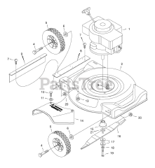 Murray 201013X51A (7800256) - Murray 20" Walk-Behind Mower (2008)