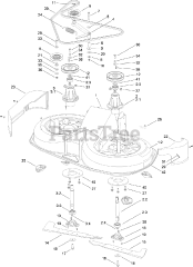 Toro 74560 (DH 140) - Toro Lawn Tractor (SN: 310000001 - 310999999) (2010)