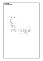 RedMax CHT 220 L - RedMax Hedge Trimmer (2012-03) CYLINDER COVER