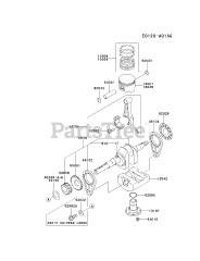 Kawasaki FE250D-FS05 - Kawasaki Engine PISTON/CRANKSHAFT