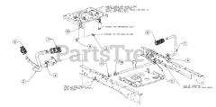 Cub Cadet XT1-GT 54 KH FAB (14AQA3TMA10) - Cub Cadet 54" XT1 Enduro Garden Tractor, Fab Deck, Kohler (2023) Pedal