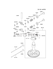 Kawasaki FC420V-FS15 - Kawasaki Engine VALVE/CAMSHAFT