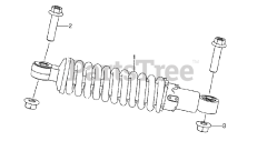 Murray S-1544 - Murray 90cc ATV (2002) Front Absorber