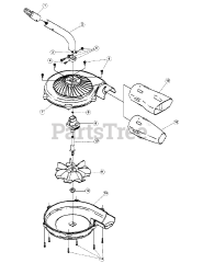 Cub Cadet BT 720 (41AJBT-C954) - Cub Cadet Trimmer Plus Blower/Trimmer Attachment att General Assembly