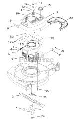 Lawn-Boy 10552 - Lawn-Boy GoldPro Series Walk-Behind Mower (SN: 220000001 - 220999999) (2002) ENGINE INSTALLATION ASSEMBLY