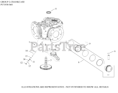 Kohler PCV850-3000 - Kohler Command PRO EFI Propane Engine, Basic Version, 27hp 02 CrankCase