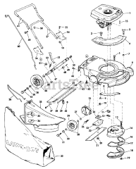 Lawn-Boy 5501 - Lawn-Boy Walk-Behind Mower (SN: 300000001 - 399999999) (1973) Model 7260b, 21" Mower With Grasscatcher-Push, Model 5239b, 19" Mower-Push, Model 5269b, 19" Mower With Grasscatcher-Push