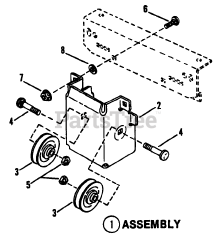 Snapper YT 12D414B (80172) - Snapper 41" Yard Tractor, 12.5hp Mule Drive assembly