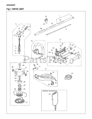 RedMax BCZ 3050 T - RedMax Brushcutter (SN: 91001001 & Above) (2010-04)