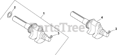 Kohler CH740-0065 - Kohler Command PRO Engine, Made for Spray Force, 25hp, 725cc Crankshaft 1-24-16 to 1-24-3