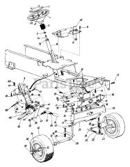White Outdoor GT-2055 (145-998-190) - White Outdoor Garden Tractor (1995)