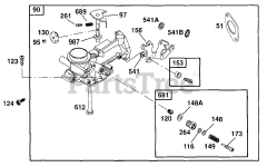 Briggs & Stratton 90112-0132-01 - Briggs & Stratton Horizontal Engine