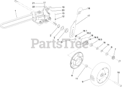 Toro 22187 TE - Toro 53cm Heavy-Duty Recycler Walk-Behind Mower (SN: 311000001 - 311999999) (2011)