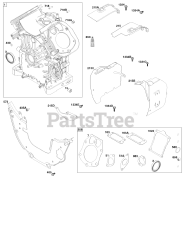 Briggs & Stratton 61E377-0034-J1 - Briggs & Stratton Horizontal Engine
