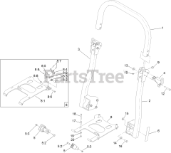 Toro 78559 - Toro ROPS Kit for Z Master 8000 Series Mower Parts ...