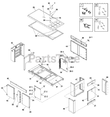 Briggs & Stratton 076161-02 - Briggs & Stratton 60kW Liquid Cooled Home Standby Generator Enclosure (319835)