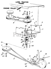 MTD 190-756 - MTD 28" Tiller Attachment (1991)