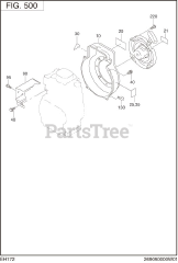 Subaru Robin EH172D10060 (EH17-2) - Subaru Robin Engine 500 Cooling &amp; Starting