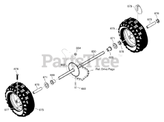 Yard King 633124x89C - Yard King 33" Snow Thrower (2001) Wheels