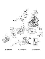MTD 1X65CU - MTD Engine 1X65CU Crankcase