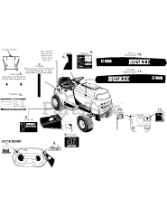 Huskee 13AX775H031 - Huskee Lawn Tractor (2008) (Tractor Supply)