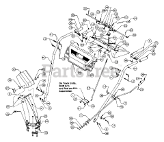Montgomery Ward TMO-3525401 (315E640F088) - Montgomery Ward Snow Thrower (1995) Handle Assembly