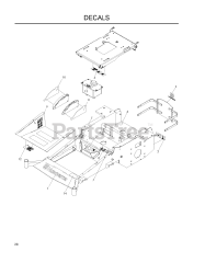 Husqvarna LZ 25 (968999772) - Husqvarna Zero-Turn Mower (2008-05) DECALS
