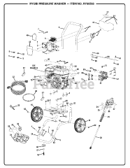 Ryobi RY 80533 (090079246) - Ryobi Pressure Washer