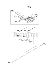 Briggs & Stratton 13R232-0045-H5 - Briggs & Stratton Horizontal Engine Controls Group