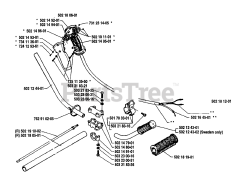 Husqvarna 22 LD - Husqvarna String Trimmer (1989-10) Pole Assembly