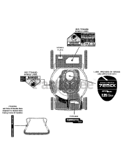 Brute 12A-B2BV778 - Brute Walk-Behind Mower (2014) Label Map 12A-B2BV778