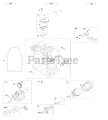 Briggs & Stratton 355447-0110-G1 - Briggs & Stratton Horizontal Engine