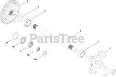 Toro 115-5039 - Toro 1" Replacement Axle Kit for Mower