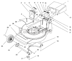 Lawn-Boy 10905 - Lawn-Boy 48cm Walk-Behind Mower, Canada (SN: 009900001 - 009999999) (1999)
