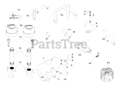 Kohler M20-49624 - Kohler Magnum Engine, Made for Terramite, 20hp, 14.9kW Exhaust 12-15-39 (TP-2233-C)