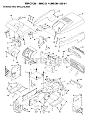 Poulan 418064 - Poulan Lawn Tractor (2006-06)
