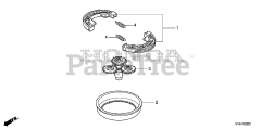 Honda F220 K1 AT2 (FAAJ) - Honda 21" Tiller, Made in Japan (SN: FAAJ-3800001 - FAAJ-3809999) CLUTCH